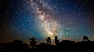 Community Visitor Centers Night sky constellations over Ellison Bay