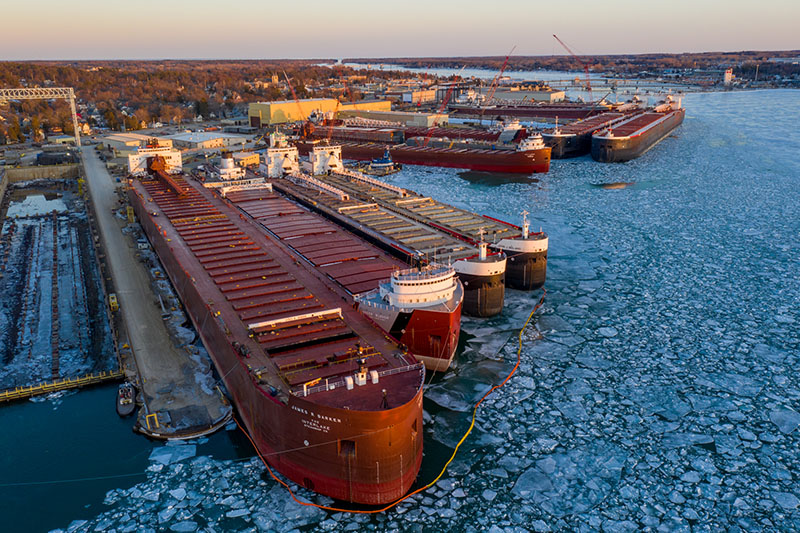 Winter Shipyard