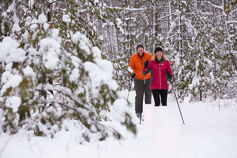 Cross Country Skiing at Peninsula State Park